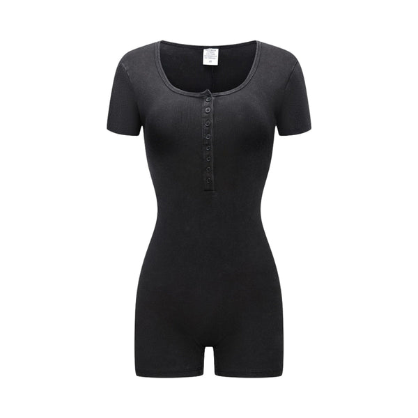 Vintage Washed Slim Fit Bodysuit Tee