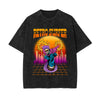 Retro Surfer Washed Graphic Tee-INNBLAC
