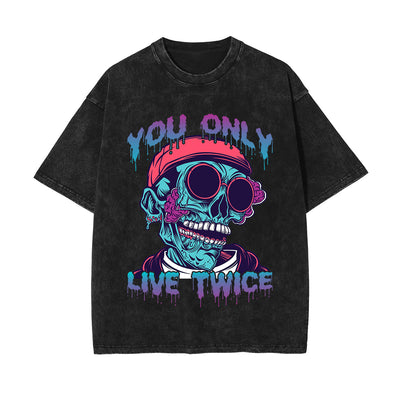 You Only Live Twice Graphic Tee-INNBLAC