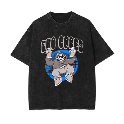 Who Cares Street Culture Graphic Tee-INNBLAC