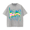 Synth Acid Style Streetwear Graphic Tee-INNBLAC