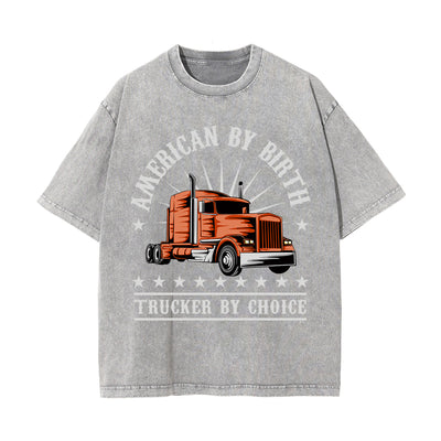 American By Birth Graphic Tee-INNBLAC