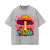 Mushroom Washed Graphic Tee-INNBLAC