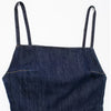 Indigo Spaghetti Straps Denim Maxi Dress