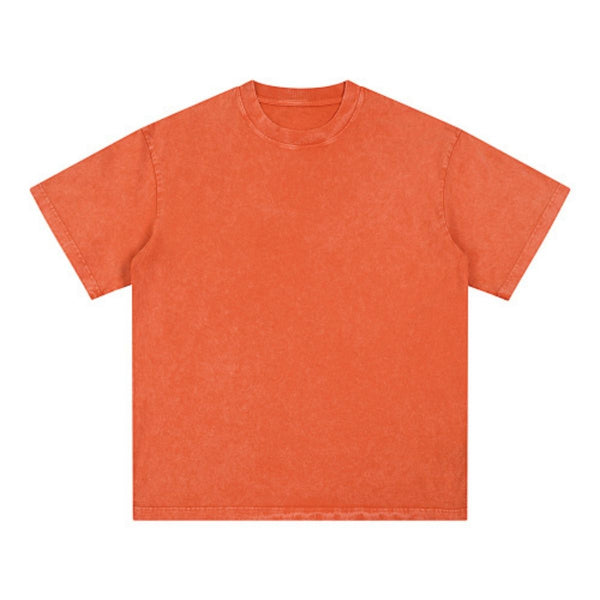 Washed Faded Baggy Cotton Tee 7.5oz