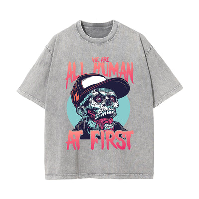 We Are All Human At First Graphic Tee-INNBLAC