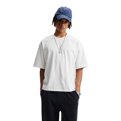 Heavyweight Solid Color Boxy Tee 275gsm