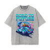 Road To Future Washed Graphic Tee-INNBLAC