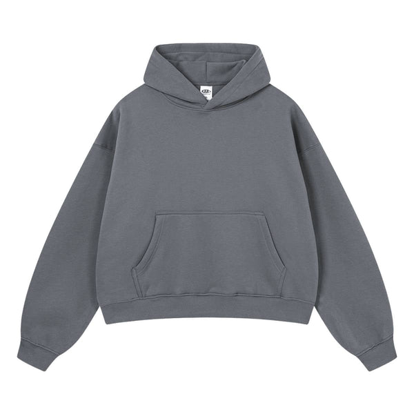 Vintage Acid Washed Thick Hooded Sweatshirt