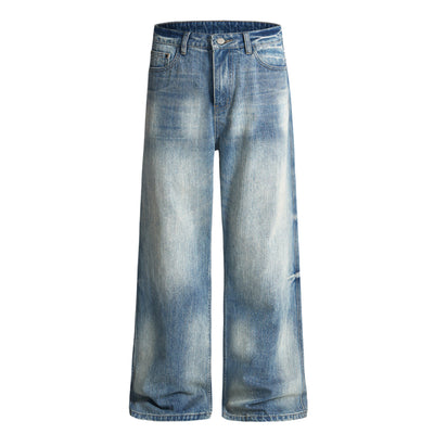 Vintage Wash 90s High Waist Loose Fit Jeans