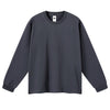 Solid Loose Fit Side Split Hem Long Sleeve T-Shirt