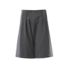 Vintage Asymmetrical Wide Leg Cropped Suit Shorts