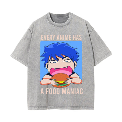 Every Anime Has A Food Maniac Graphic Tee-INNBLAC