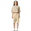 Washed Boxy Cropped Raglan Tee