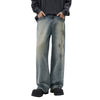 Ripped Graffiti Baggy Jeans-INNBLAC