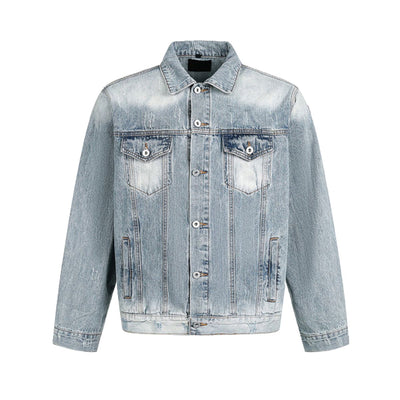 Retro Men's Spring&autumn High-smart Cool Denim Jacket