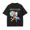 Space Guard Washed Graphic Tee-INNBLAC