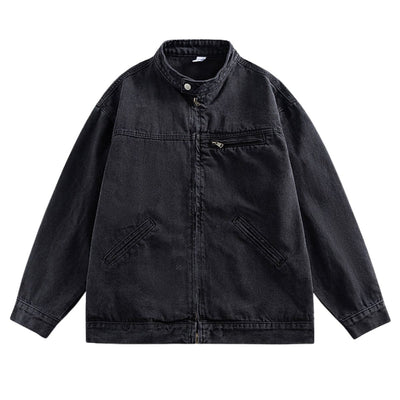 Japanese Heavyweight Retro Washed Loose Denim Jacket