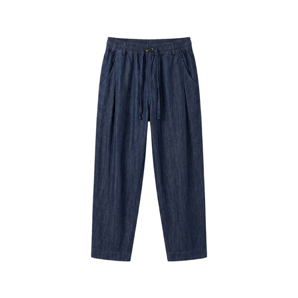 Tencel Blend Wide Leg Jeans