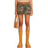 Women's Camouflage Print Mini Skirt