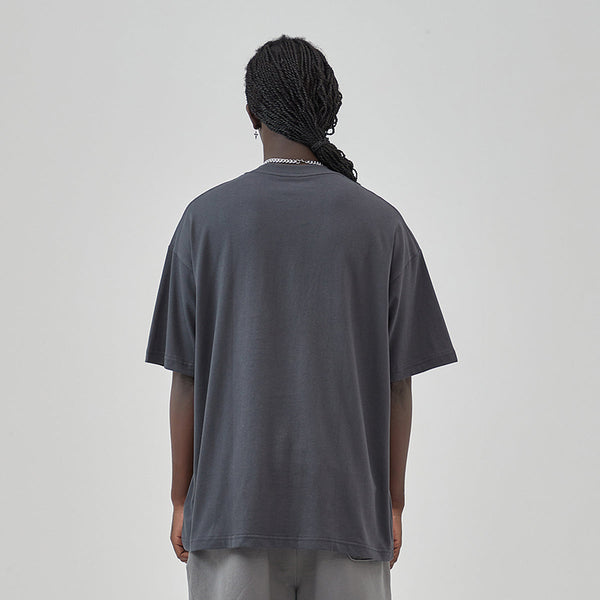 Luxury Cotton Slouchy Comfortable Oversized Basic Tee