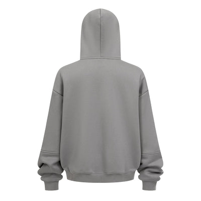Special Stitch Bound Seam Zip Up Hoodie