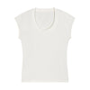 Classic Scoop-Neck Ribbed Sleeveless Top 7.5oz