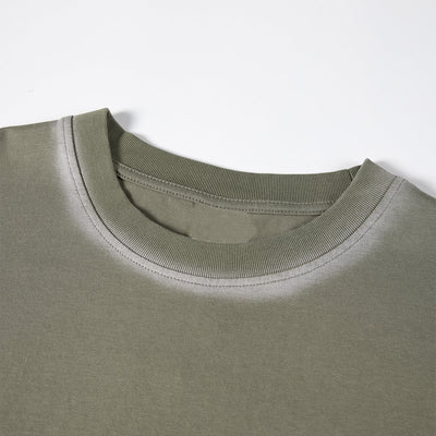 Bold Gradient Fade Oversized Design T-Shirt