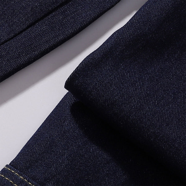 Wide Leg Utility Indigo Denim Pants