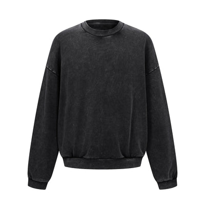 Soft-Vintage Washed Pullover Sweatshirt