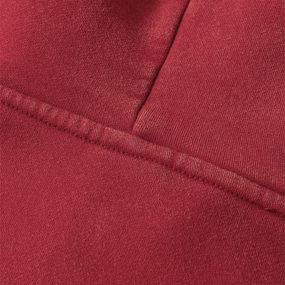 Soft Cotton Fleece Front Pocket Pullover Hoodie