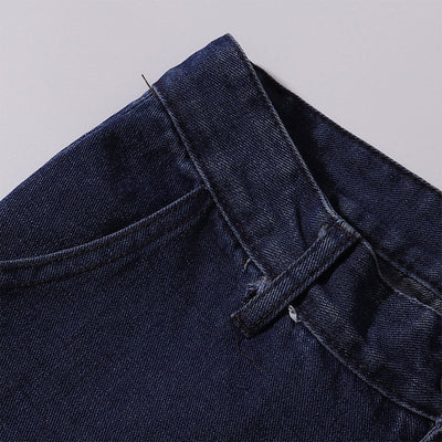 Vintage Style Embroidered Washed Wide Leg Pants