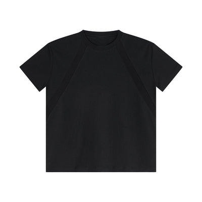 Contrast Stitch Sporty Raglan Sleeve Tee