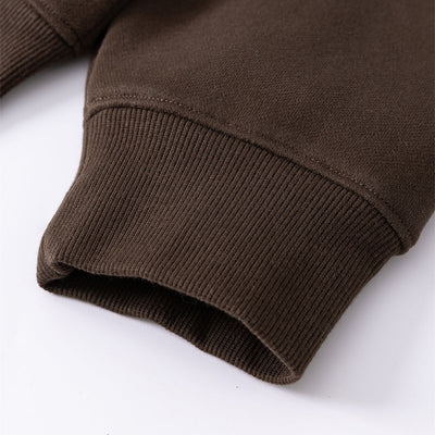 Soft Fleece Mock Neck Pullover Sweatshirt