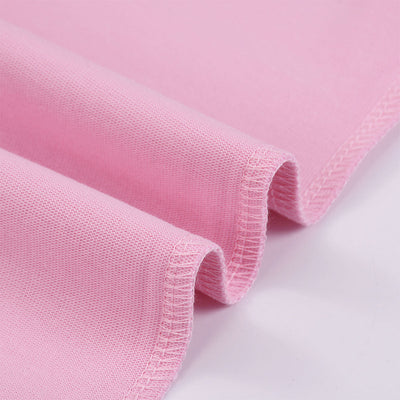 Relaxed Fit Boxy Solid Color Minimal Tee