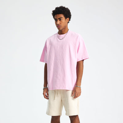 Loose Fit Distressed Cotton Tee 275gsm