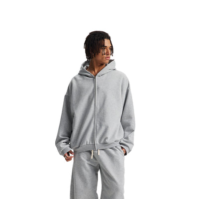 Fleece Lined Full Zip Front Hoodie