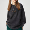 Stone Wash Crew Neck Sweatshirt 360gsm