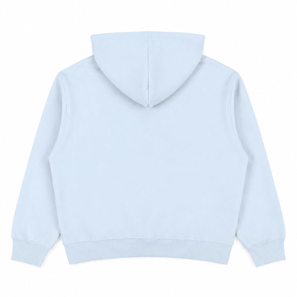 Boxy Cropped 340G Thermal Fleece Zip Hoodie