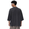 Mock Neck Oversized Vintage Tee