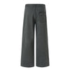 Vintage Washed Workwear Wide-Leg Relaxed Cargo Pants