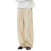 Solid Tint Linen-Blend Barrel Pants
