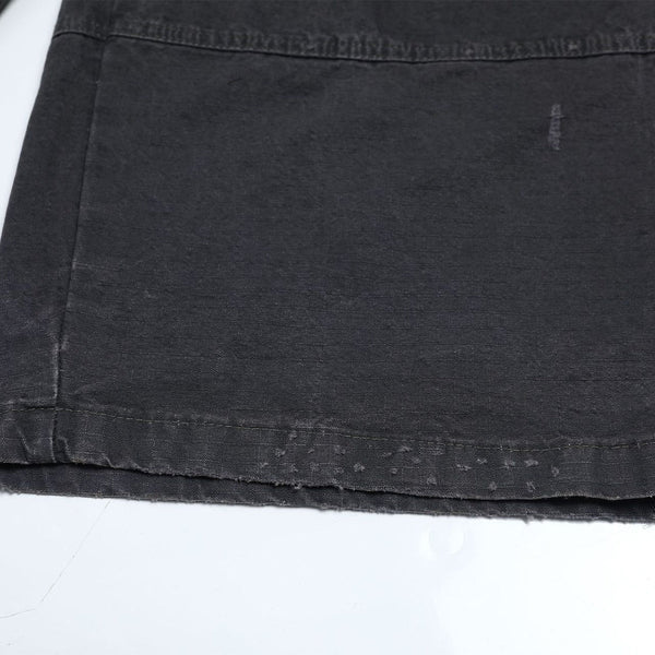 Washed Solid Deconstructed Relaxed Stretch Cargo Pants