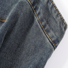 A-Line Denim Spaghetti-Strap Midi Dress