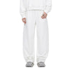 Boxy Curved Fit Elastic Waist Sweatpants