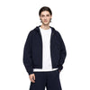 Vintage Boxy Full Zip Hooded Sweatshirt