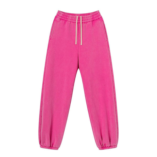 Oversized Snow Wash Fleece Joggers