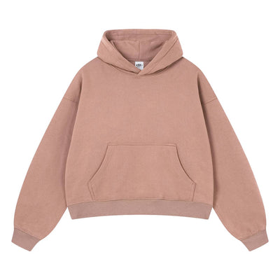 Vintage Acid Washed Thick Hooded Sweatshirt
