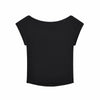 Solid Slim Fit Cropped Hot Girl Tee