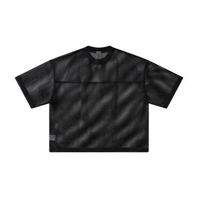 Oversized Mesh Short Sleeve Breathable Tee
